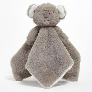DREAMGRO Soft Baby Lovey Security Blanket - 12x12x4 Inch Unisex Lovie Baby Koala